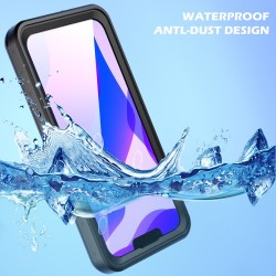 REDPEPPER Dot+ Series IP-68 Αδιάβροχη Θήκη για iPhone 13 - Μαύρο