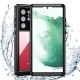 REDPEPPER FS Series Transparent Waterproof Hybrid Phone Back Case for Samsung Galaxy S22 Ultra 5G [Support Fingerprint Unlock] I Samsung Cases Mobile
