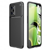Θήκη Σιλικόνης TPU Carbon Fiber για Realme GT2 Pro - Μαύρο