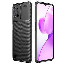 Θήκη Σιλικόνης TPU Carbon Fiber για Realme C31 - Μαύρο