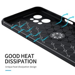 Θήκη Σιλικόνης TPU Ενισχυμένη με Μεταλλικό Δαχτυλίδι Κρατήματος για Realme C31 - Μαύρο