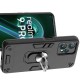 YB PC Series-1 for Realme 9 Pro 5G/V25 Rotary Ring Kickstand Hybrid TPU + PC Cover Shockproof Phone Case - Black Oppo Realme Cases Mobile