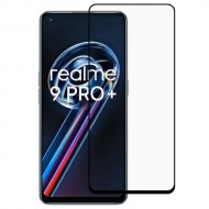 Σκληρυμένο Γυαλί (Tempered Glass) Προστασίας Οθόνης Πλήρης Κάλυψης για Realme 9 Pro+ - Μαύρο