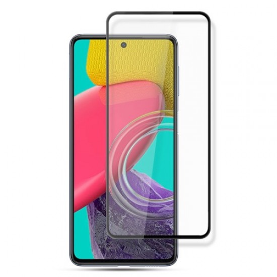 MOCOLO Σκληρυμένο Γυαλί (Tempered Glass) Προστασίας Οθόνης Πλήρης Κάλυψης για Samsung Galaxy M53 5G - Μαύρο Samsung Προστατευτικά οθόνης