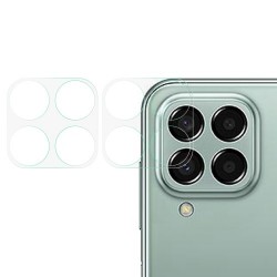Samsung Galaxy M33 5G (Global Version)/M53 5G 2Pcs/Set Camera Lens Protector 2.5D Arc Edge Tempered Glass Ultra Thin Transparent Camera Lens Cover Samsung Galaxy M33 5G (Global Version)/M53 5G 2Pcs/Set Camera Lens Protector 2.5D Arc Edge Tempered Glass Ultra Thin Transparent Camera Lens Cover