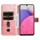 Solid Color Stand Wallet Design Textured Leather Cover + Inner TPU Phone Case for Samsung Galaxy A33 5G - Rose Gold Samsung Cases Mobile