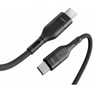 Veger CC01 Cable Type-C to Type-C 1.2m - Black