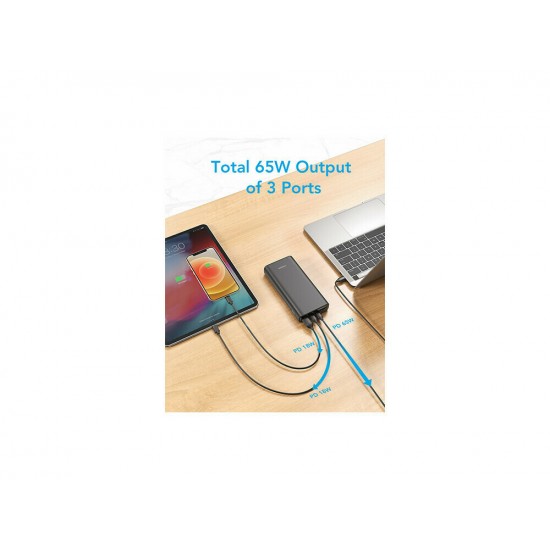Veger Power Bank T65A 65W 20000mAh - Black Power Bank