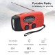 Portable Radio with AM/FM Flashlight Reading Lamp NOAA Weather Mobile Power Source Gadgets - Toys - Hobby