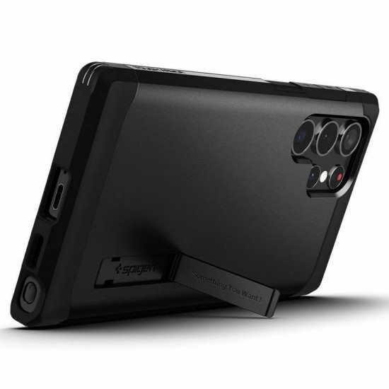 Spigen Tough Armor Samsung Galaxy S22 Ultra - Black (ACS03923) Samsung Θήκες Κινητών