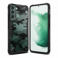 Ringke Fusion-X Samsung Galaxy S22 Plus - Camo (Moro) Black