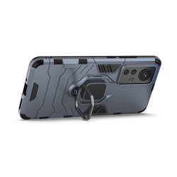 Υβριδική Θήκη Πλάτης με Δαχτυλίδι για Xiaomi 12 / 12X - Μπλε του Γραφίτη