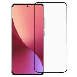 Σκληρυμένο Γυαλί (Tempered Glass) Προστασίας Οθόνης Πλήρης Κάλυψης για Xiaomi 12 Pro - Μαύρο Σκληρυμένο Γυαλί (Tempered Glass) Προστασίας Οθόνης Πλήρης Κάλυψης για Xiaomi 12 Pro - Μαύρο