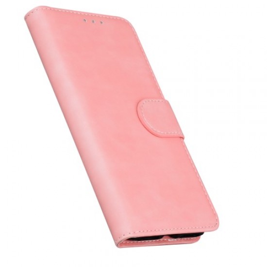 Flip Mobile Phone Bag Case for Nokia G11/G21 PU Leather Protective Phone Cover with Stand Wallet - Pink Nokia Cases Tablet