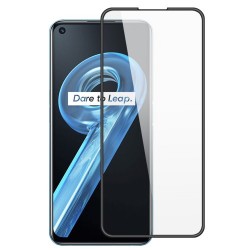 AMORUS Σκληρυμένο Γυαλί (Tempered Glass) Προστασία Οθόνης Πλήρης Κάλυψης για Realme 9i - Μαύρο