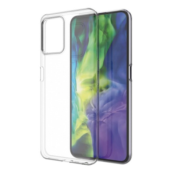 For Realme 8i Ultra-slim Clear Phone Cover Precise Cutout Soft TPU Shockproof Cell Phone Shell Oppo Realme Cases Mobile