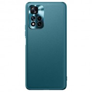 FUKELAI Stylish Textured PU Leather Coated TPU Scratch-resistant Wear-resistant Phone Case for Xiaomi Redmi Note 11 Pro 4G (Mediatek)/Redmi Note 11 Pro 5G (Qualcomm)+ - Green