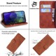 For Xiaomi Redmi Note 11 Pro 4G (MediaTek)/Note 11 Pro 5G (Qualcomm) PU Leather Wallet Cover Full Protection Stand Phone Shell - Brown XIAOMI Cases Mobile