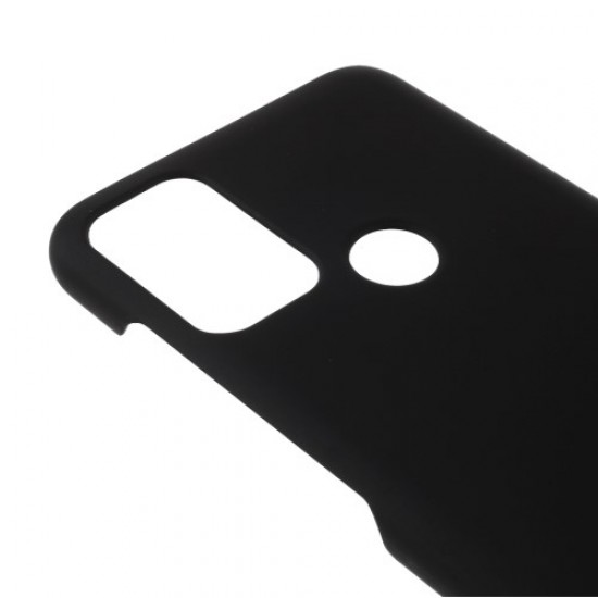 Well-Protected Glossy Rubberized PC Hard Phone Case for Motorola Moto G50 - Black Motorola Cases Mobile