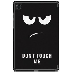 For Samsung Galaxy Tab A8 10.5 (2021) Pattern Printing Stylish Premium Tri-Fold Stand Auto Wake / Sleep PU Leather Smart Case - Angry Look For Samsung Galaxy Tab A8 10.5 (2021) Pattern Printing Stylish Premium Tri-Fold Stand Auto Wake / Sleep PU Leather Smart Case - Angry Look