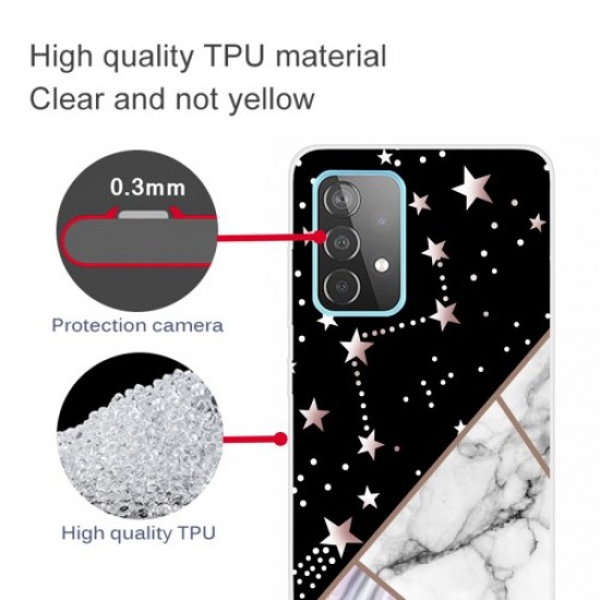 Marble Pattern Series A Soft TPU Shockproof Protective Cover for Samsung Galaxy A13 4G - Style H Samsung Cases Mobile