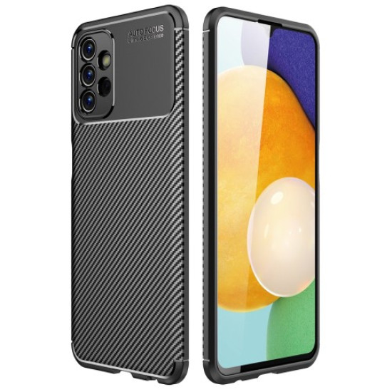 Θήκη Σιλικόνης TPU Carbon (Όψη Twill) για Samsung Galaxy A13 4G - Μαύρο Samsung Θήκες Κινητών