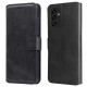 Well-protected Wallet Stand PU Leather + TPU Magnetic Clasp Phone Cover Case for Samsung Galaxy A13 4G - Black Samsung Cases Mobile