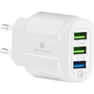 Tactical 3x USB-A Wall Adapter 30W - White