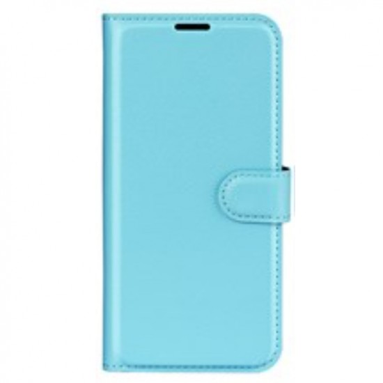 Litchi Texture Full Body Protection PU Leather Case Stand Wallet Phone Shell Cover for TCL 20R 5G - Blue TCL Mobile Cases