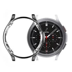 Clear TPU Full Wrapped Shockproof Watch Protective Frame Case Cover for Samsung Galaxy Watch4 44mm - Transparent Clear TPU Full Wrapped Shockproof Watch Protective Frame Case Cover for Samsung Galaxy Watch4 44mm - Transparent