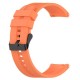 22mm Silicone Watch Strap Wristband with Steel Pin Buckle for Huawei Watch GT3/GT Runner - Orange Gadgets - Toys - Hobby