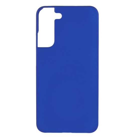 Shock Absorbing Rubberized Hard PC Glossy Protective Back Case for Samsung Galaxy S22 5G - Blue Samsung Cases Mobile
