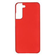 Glossy Surface Scratch-Resistant Rubberized Hard PC Drop Protection Cover for Samsung Galaxy S22+ 5G - Red