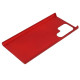Glossy Surface Anti-Scratch Rubberized Shockproof PC Hard Back Cover for Samsung Galaxy S22 Ultra 5G - Red Samsung Cases Mobile
