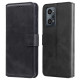 Drop-proof Wallet Stand PU Leather + TPU Full Protection Magnetic Clasp Phone Cover Case for Realme GT Neo2 - Black Oppo Realme Cases Mobile