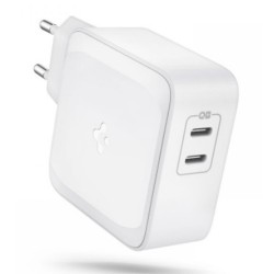 Spigen PE2007 PowerArc 2-port Network Charger PD 60W QC 3.0 - White