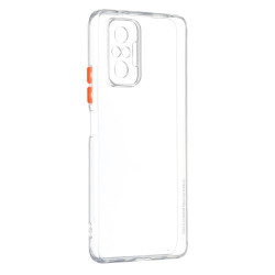 TPU Frame + Acrylic Hybrid Case Transparent Well-Protected Cover for Xiaomi Redmi Note 10 Pro 4G (Global) / Note 10 Pro 4G (India) / Note 10 Pro Max - Transparent