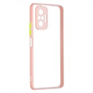 TPU Frame + Acrylic Hybrid Case Transparent Well-Protected Cover for Xiaomi Redmi Note 10 Pro 4G (Global) / Note 10 Pro 4G (India) / Note 10 Pro Max - Pink
