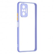 TPU Frame + Acrylic Hybrid Case Transparent Well-Protected Cover for Xiaomi Redmi Note 10 Pro 4G (Global) / Note 10 Pro 4G (India) / Note 10 Pro Max - Purple