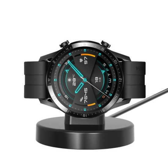 Βάση Φόρτισης με Καλώδιο Micro USB για το Huawei Watch GT / GT 2 - Μαύρο Gadgets - Παιχνίδια - Hobby