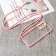 TPU + Acrylic Hybrid Back Phone Cover Crystal Shell with Lanyard for Samsung Galaxy A52 4G/5G / A52s 5G - Pink Samsung Cases Mobile