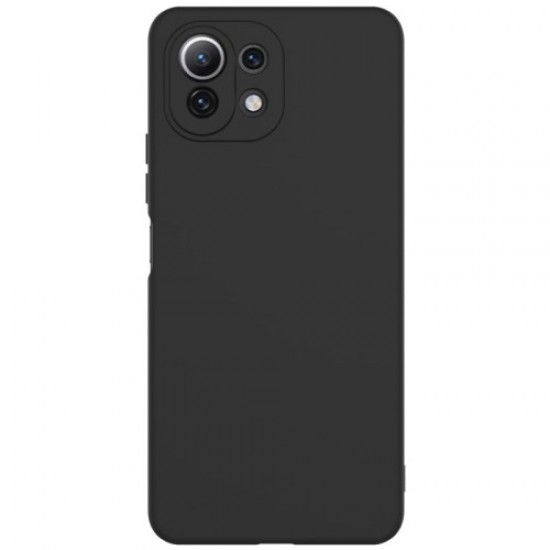 IMAK UC-2 Series Soft TPU Skin-feel Phone Back Case Cover for Xiaomi Mi 11 Lite 4G/5G / 11 Lite 5G NE - Black XIAOMI Cases Mobile