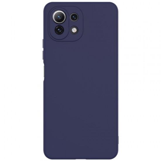 IMAK UC-2 Series Soft TPU Skin-feel Phone Back Case Cover for Xiaomi Mi 11 Lite 4G/5G / 11 Lite 5G NE - Blue XIAOMI Cases Mobile