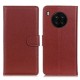 Θήκη Πορτοφόλι με Βάση Στήριξης (Όψη Δέρματος) για Huawei nova 8i / Honor X20/Honor 50 Lite - Καφέ Huawei Θήκες Κινητών
