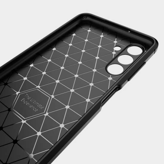 Θήκη Σιλικόνης TPU Carbon Fiber Brushed για Samsung Galaxy A13 5G / A04s - Μαύρο Samsung Θήκες Κινητών