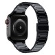 Ultra-thin Stainless Steel Smart Watch Band Strap for Apple Watch Series 7 45mm/Apple Watch Series 6 SE 5 4 44mm / Series 3 2 1 42mm - Black Gadgets - Toys - Hobby