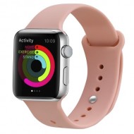 Μπρασελέ Σιλικόνης για Apple Watch Series 7 45mm / Series 6 SE 5 4 44mm / Series 3 2 1 42mm - Ροζ