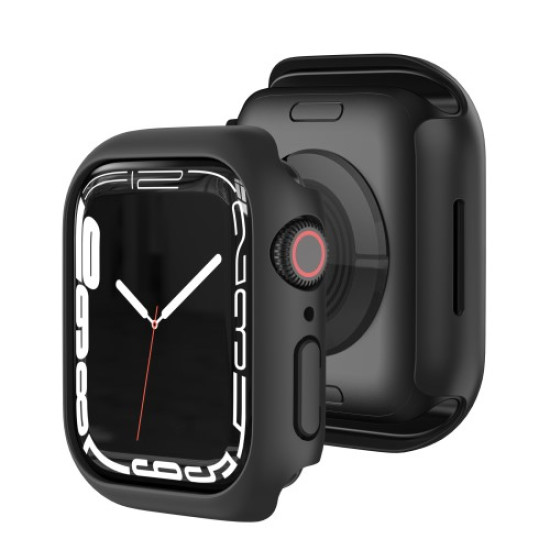 Σκληρό Προστατευτικό Πλαίσιο για Apple Watch Series 7 45mm - Μαύρο Gadgets - Παιχνίδια - Hobby