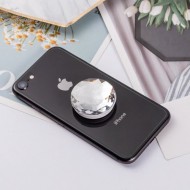 Βάση Στήριξης Κινητού στο Χέρι Σχέδιο Διαμάντια - Ασημί