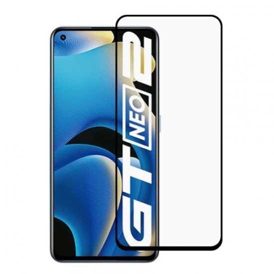 HD Anti-Explosion Full Glue Thin Complete Covering Silk Printing Tempered Glass Screen Protector for Realme GT Neo2 Oppo Realme Screen Protectors